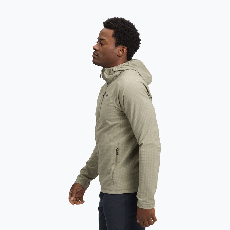 Herren-Trekking-Hoodie Black Diamond Coefficient Storm Hoody pine smoke 3