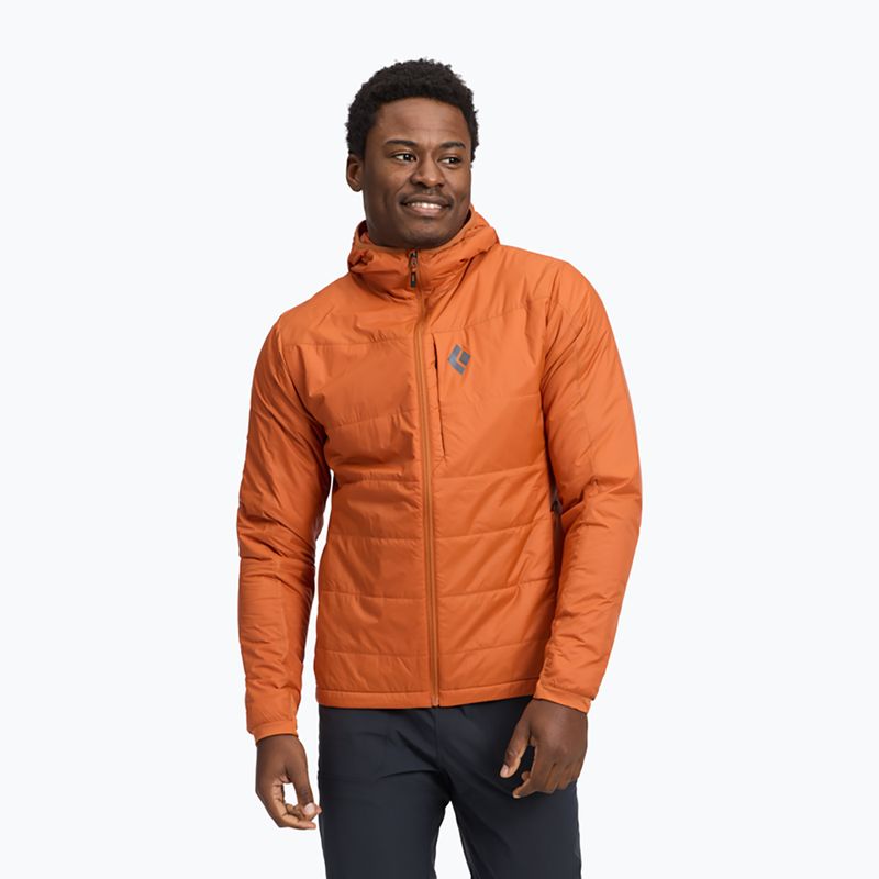 Herren Isolationsjacke Black Diamond Solution 2.0 Hoody saffron