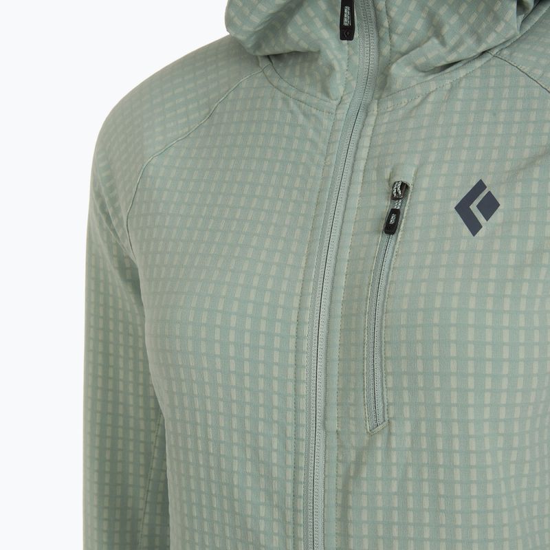 Damen Trekking-Fleecejacke Black Diamond Coefficient Storm Agave 3