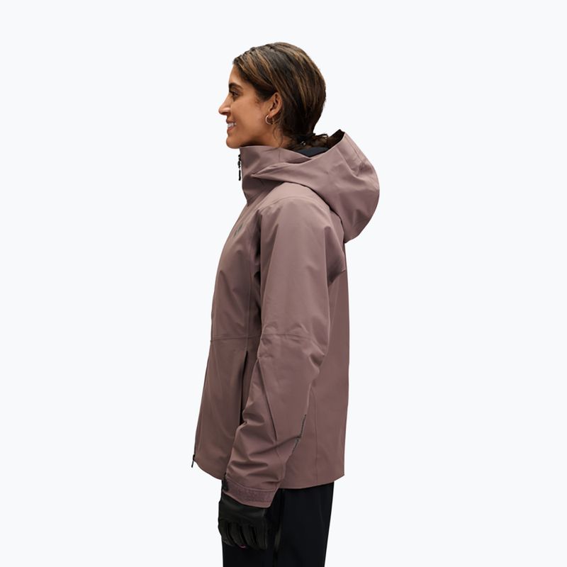 Damen-Skijacke Black Diamond Recon Insulated Shell dark mauve 2