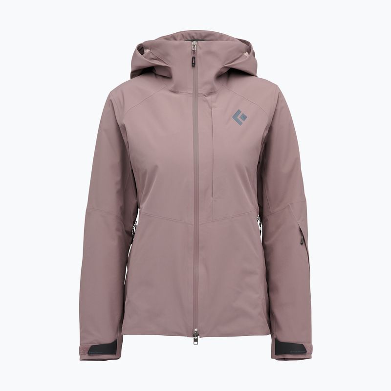 Damen-Skijacke Black Diamond Recon Insulated Shell dark mauve 3