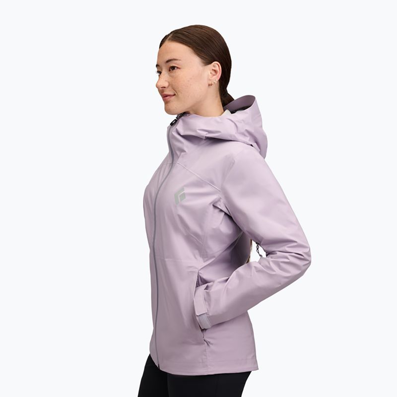 Damen-Regenjacke Black Diamond Fineline Stretch dusk violet 2