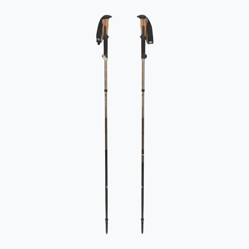 Trekkingstöcke Black Diamond Trail Vista FLZ Trekking white oak