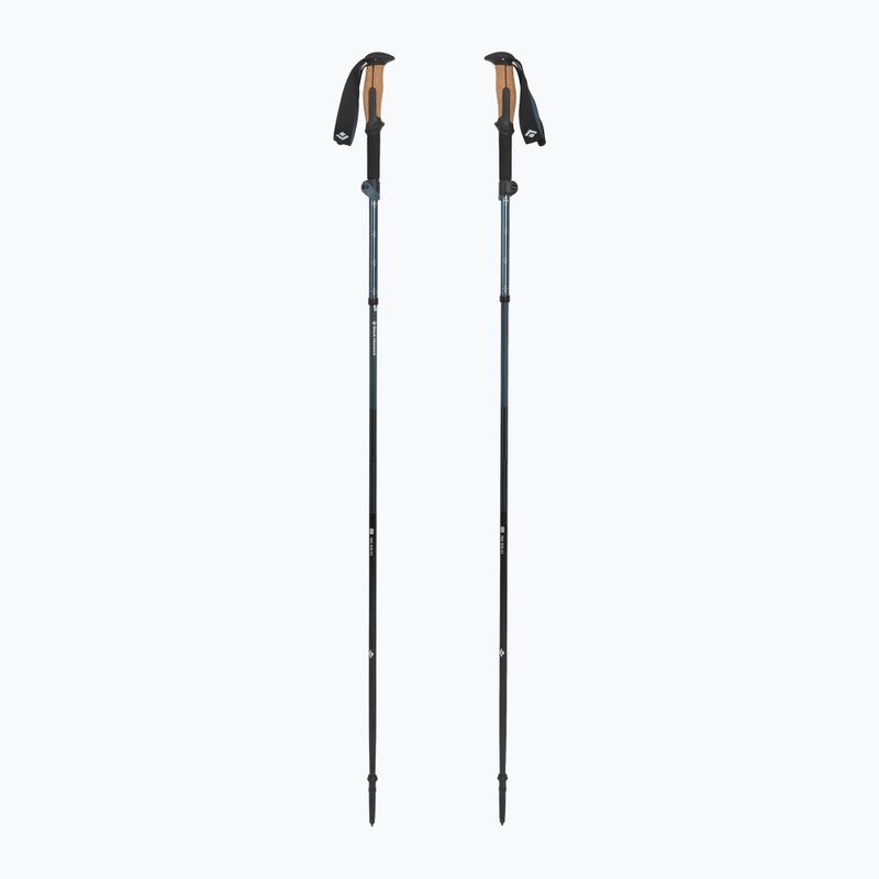 Trekkingstöcke Black Diamond Trail Vista FLZ Trekking midnight blue