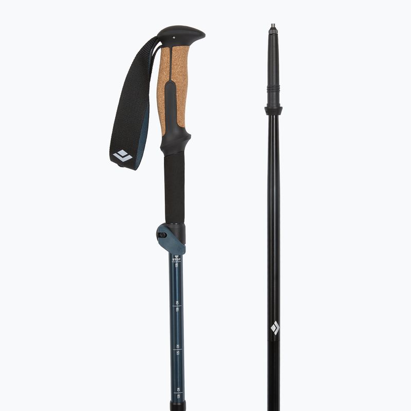 Trekkingstöcke Black Diamond Trail Vista FLZ Trekking midnight blue 3