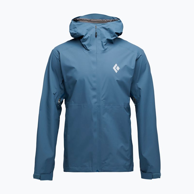 Herren-Regenjacke Black Diamond Strataline Stretch Shell midnight blue 3