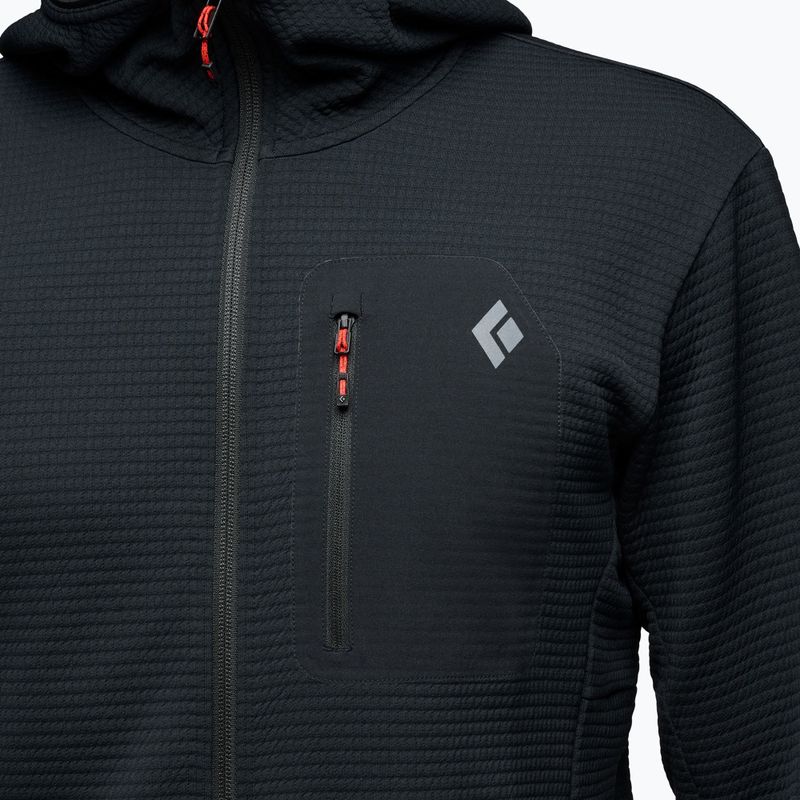 Herrenpullover Black Diamond Diverge Full Zip Hoody black 4