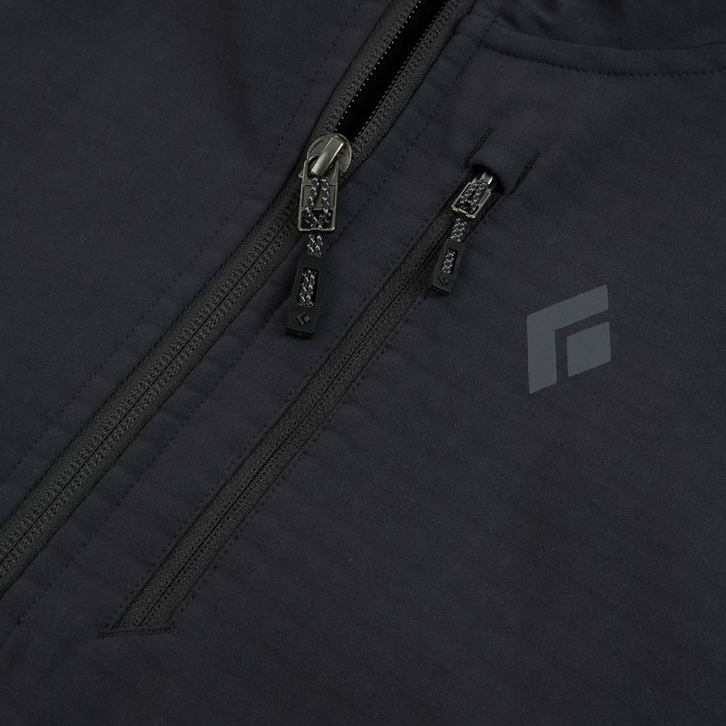 Herrenpullover Black Diamond Coefficient Storm Full Zip Hoody black 3