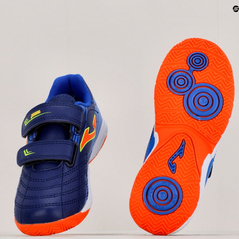 Joma Xpander IN navy/orange fluor Kinder Fußballschuhe 14