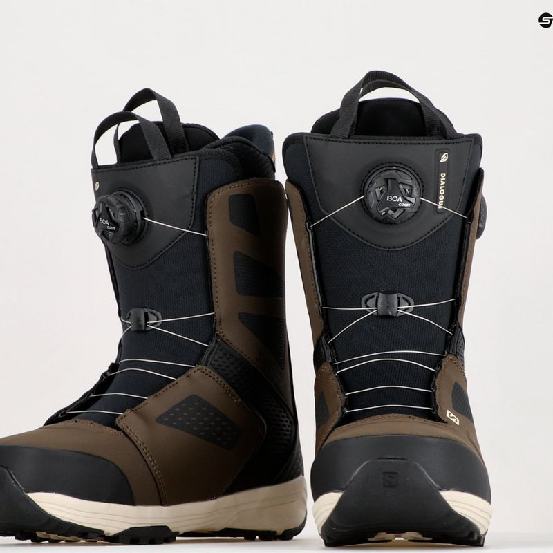 Snowboardboots Herren Salomon Dialoge Dual Boa braun L416989 15