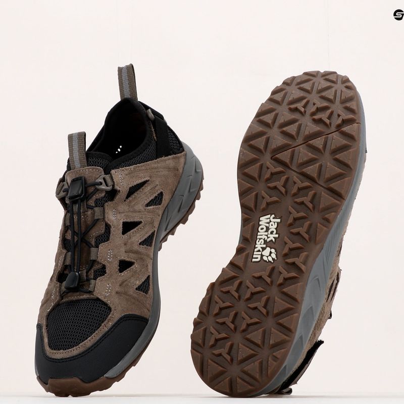 Jack Wolfskin Herren-Trekkingstiefel Woodland 2 Hybrid Low braun 4051301 11