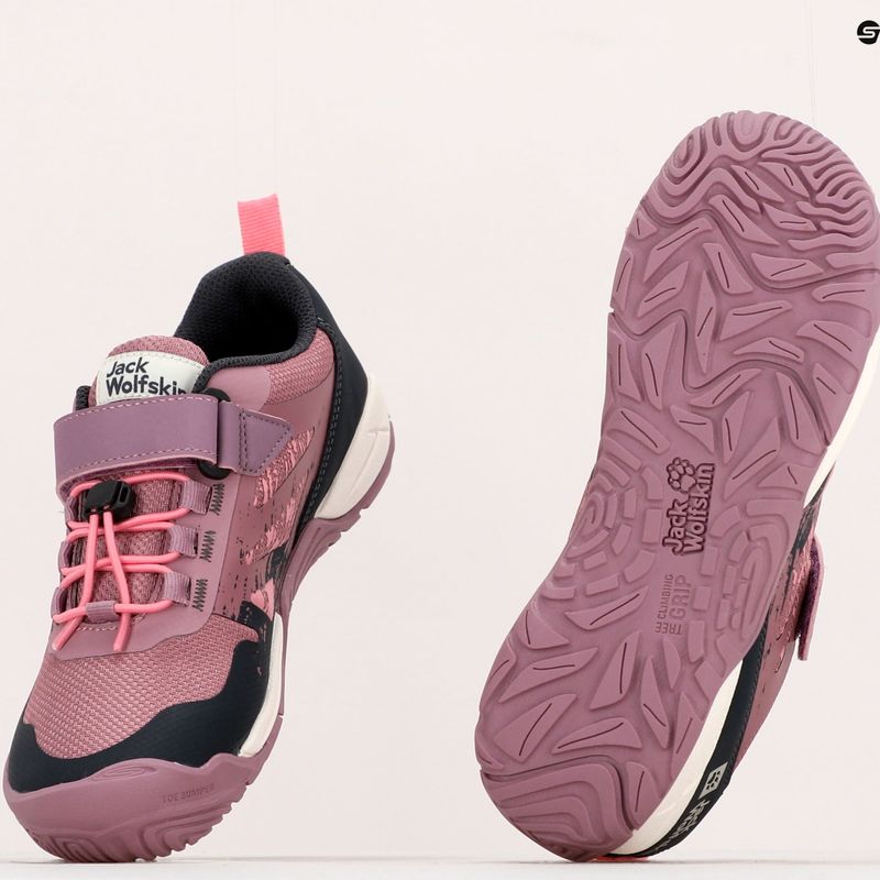 Jack Wolfskin Kinder-Trekkingstiefel Vili Action Low rosa 4056851 12