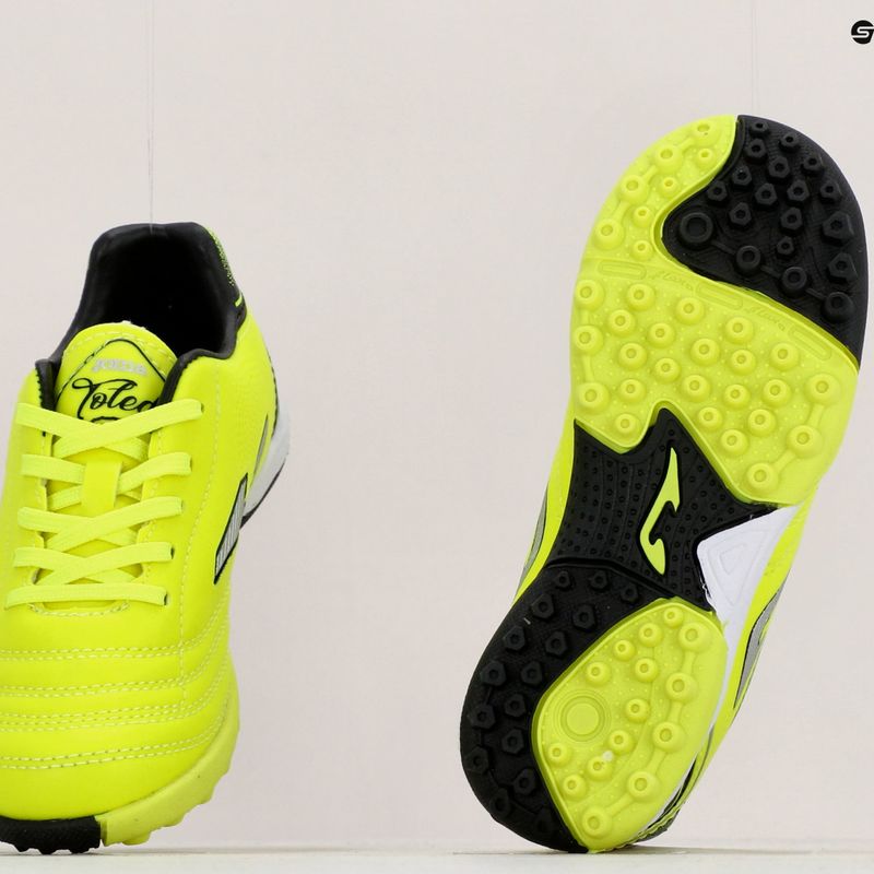 Joma Toledo TF Kinder Fußballschuhe Zitrone fluor/schwarz 13