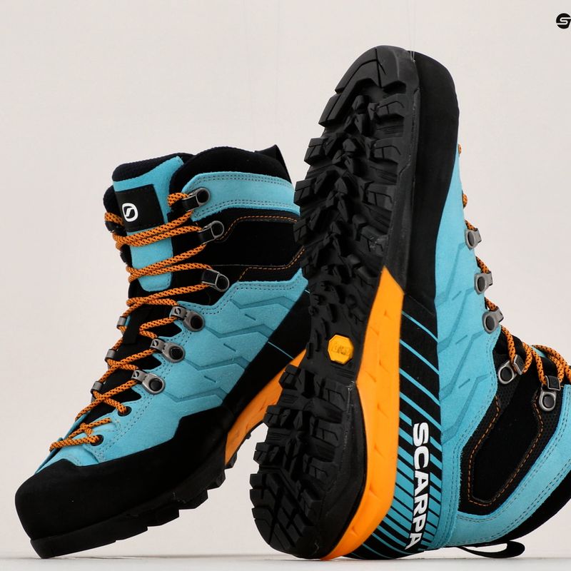 Damen-Trekkingstiefel SCARPA Mescalito TRK GTX türkis-schwarz 61050 11