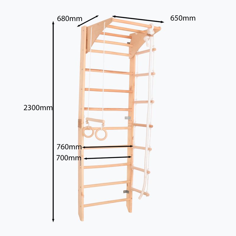 RINAGYM Kombi 2 Gymnastikleiter 11