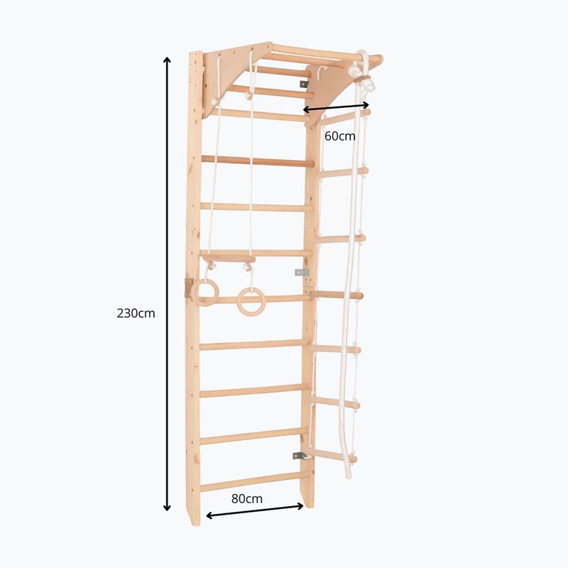 RINAGYM Kombi 2 Gymnastikleiter 12