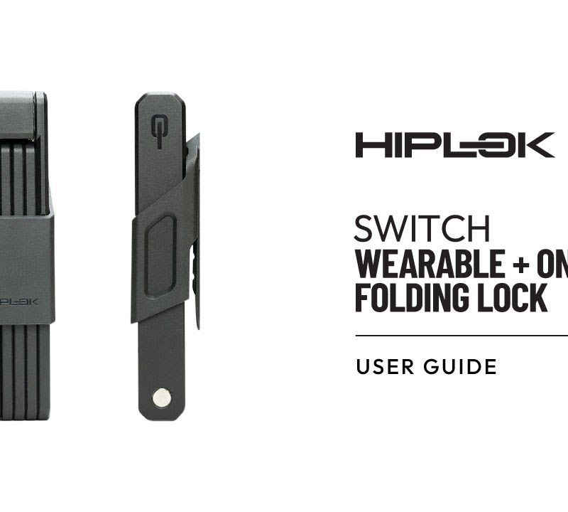 Fahrradschloss Hiplok Switch black 9