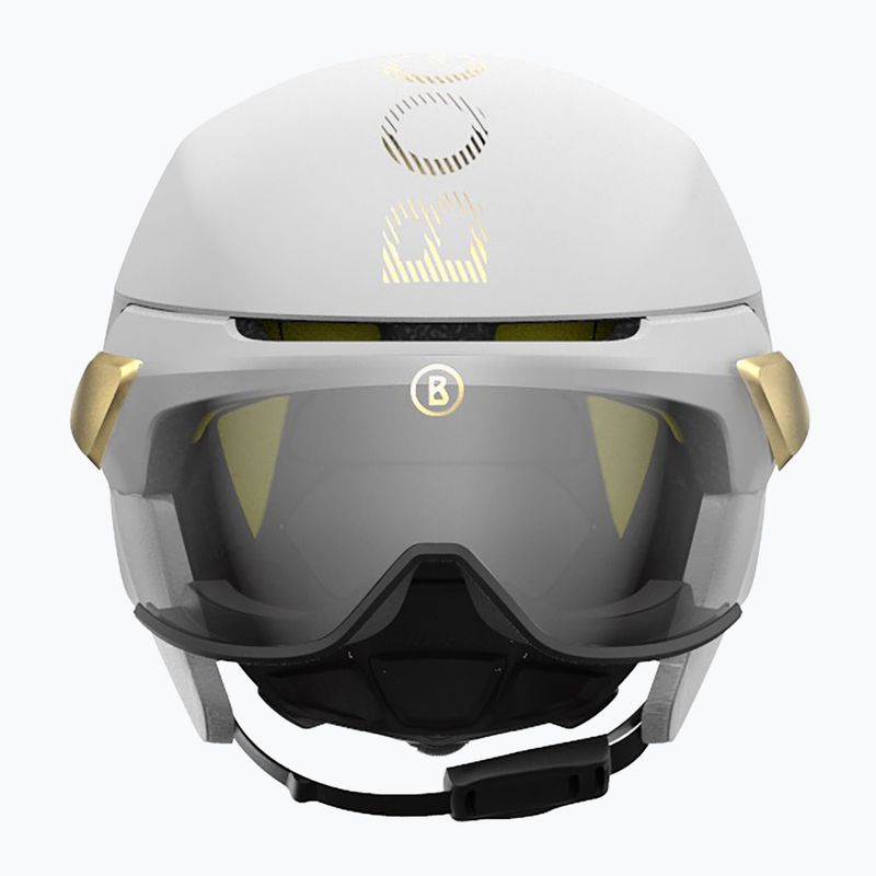 Skihelm BOGNER St.Moritz MIPS mono matt white gold 2
