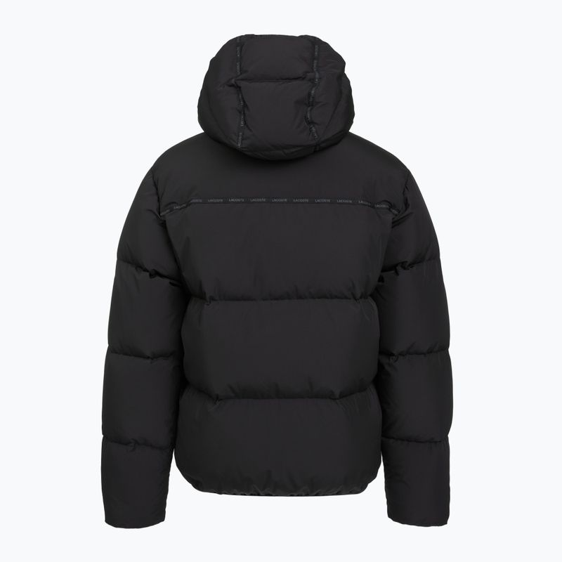 Winterjacke Lacoste BH2608 Hooded black 2