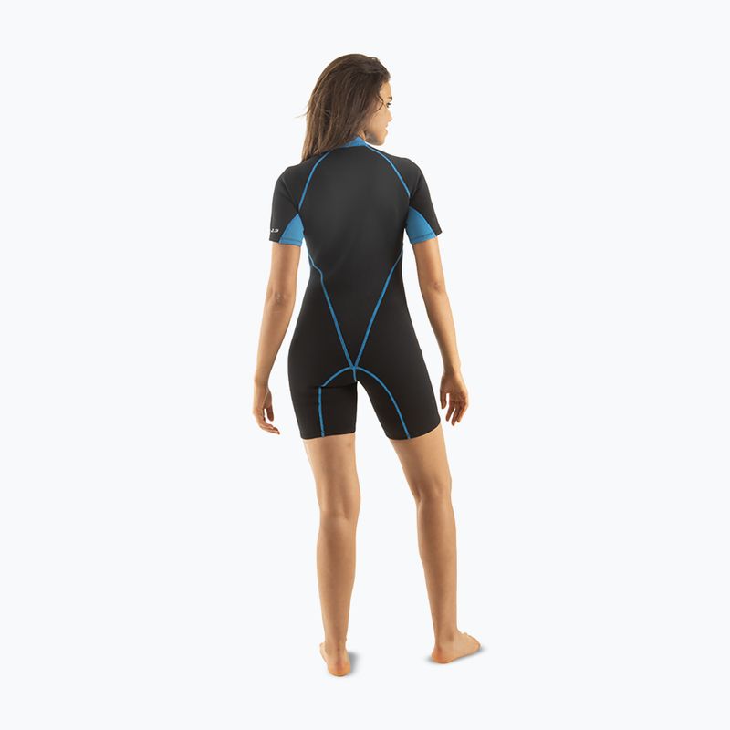 Damen Schwimm-Neoprenanzug SEAC Shorty Ciao 2,5 mm black/blue 2