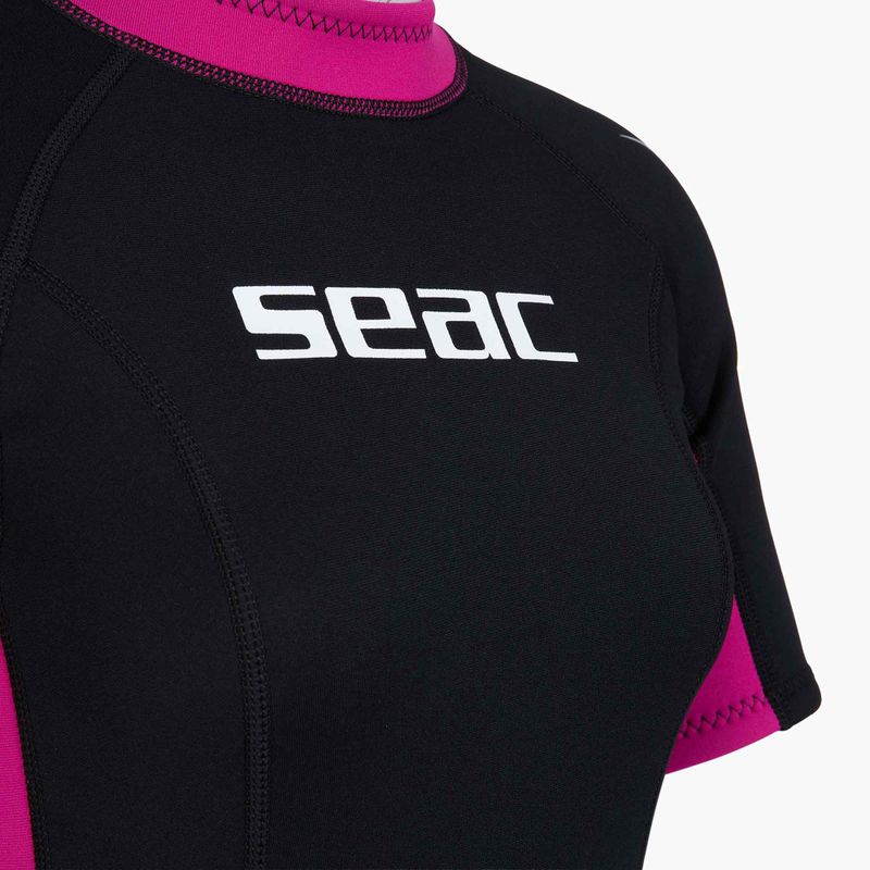 Damen Schwimm-Neoprenanzug SEAC Shorts Relax 2.2 mm black/pink 4