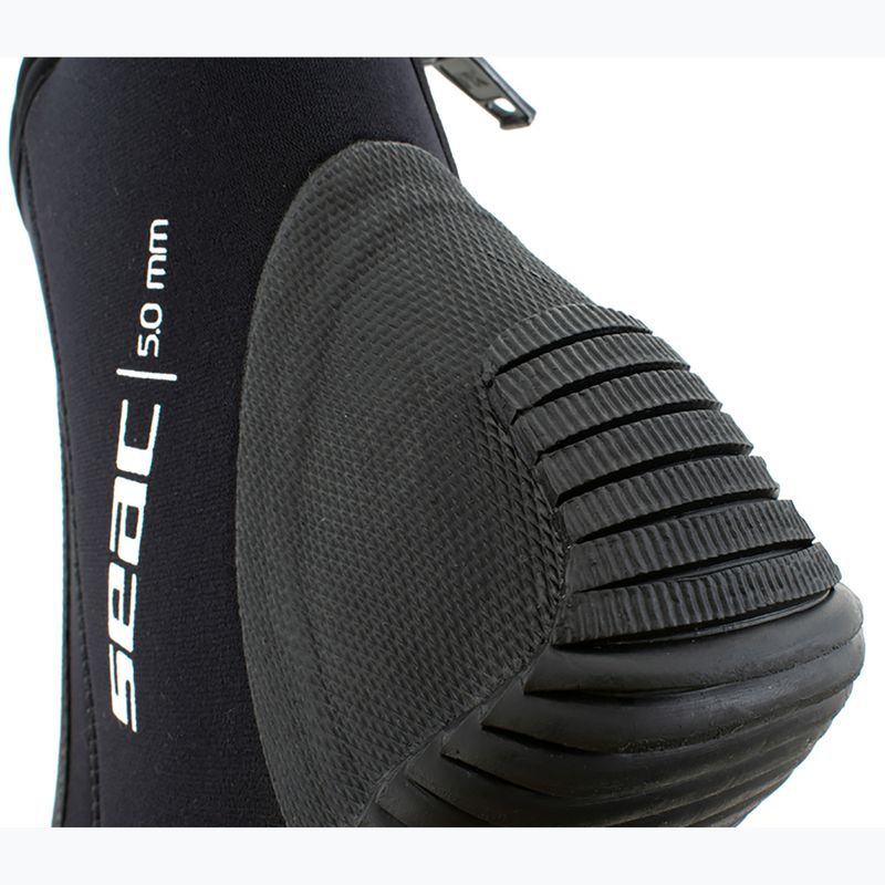 Neopren-Schuhe SEAC Basic HD Zip 5 mm black 7