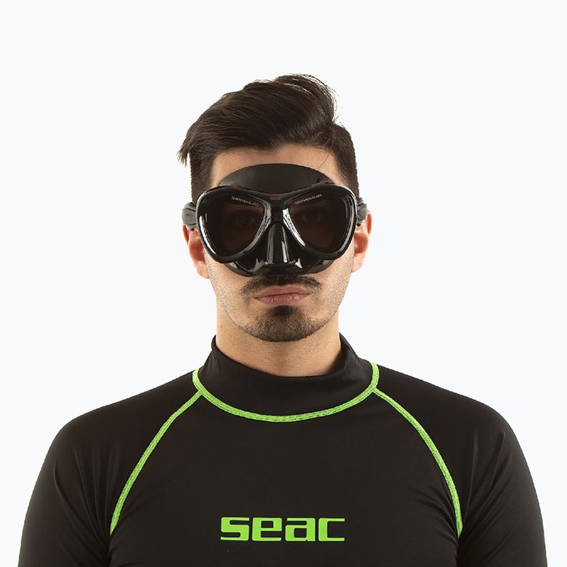 Tauchmaske SEAC Cove black/red 4