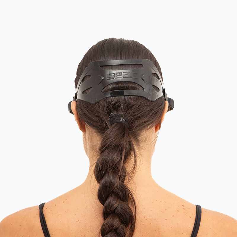 Tauchmaske SEAC Cove black/red 6