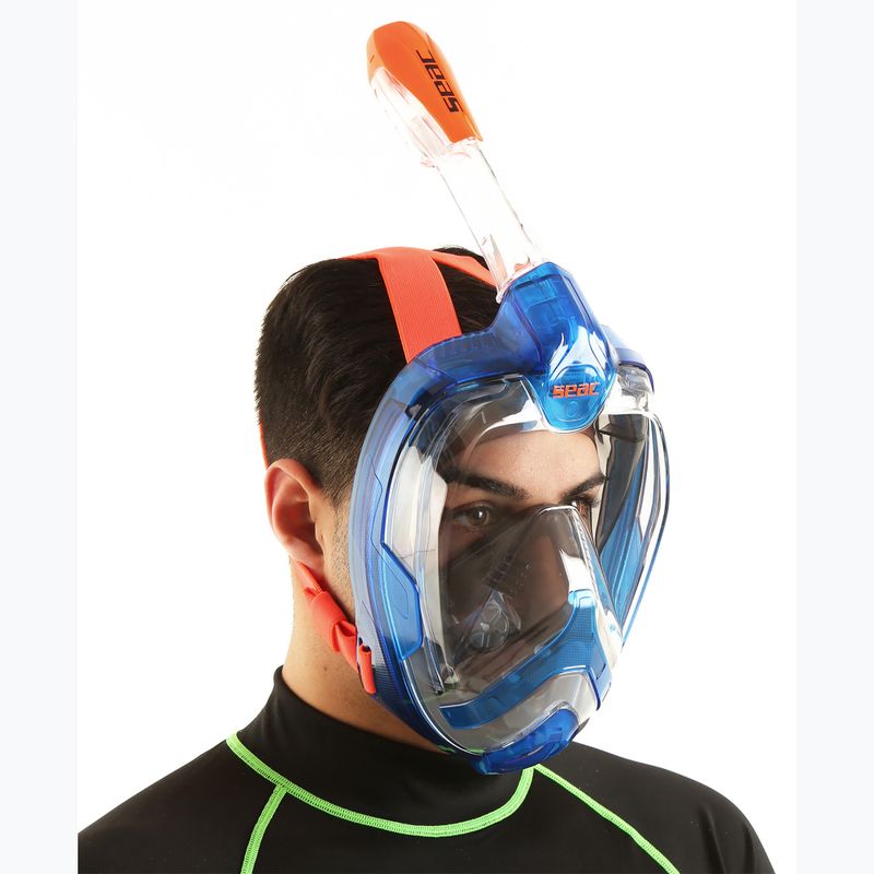 Vollgesichtsmaske zum Schnorcheln SEAC Magica blue/orange 8