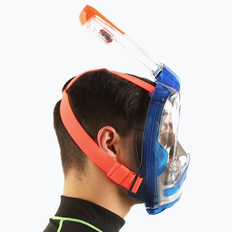 Vollgesichtsmaske zum Schnorcheln SEAC Magica blue/orange 9