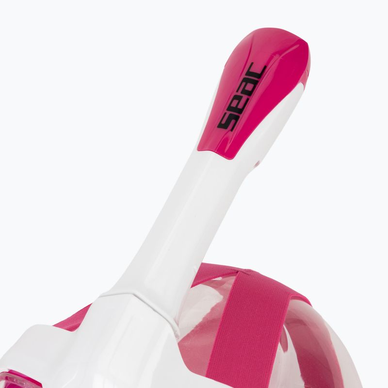 Vollgesichts-Schnorchelmaske SEAC Magica white/pink 5
