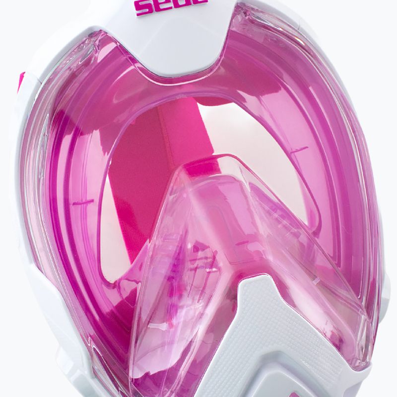 Vollgesichtsmaske für Kinder SEAC Magica White/Pink 4