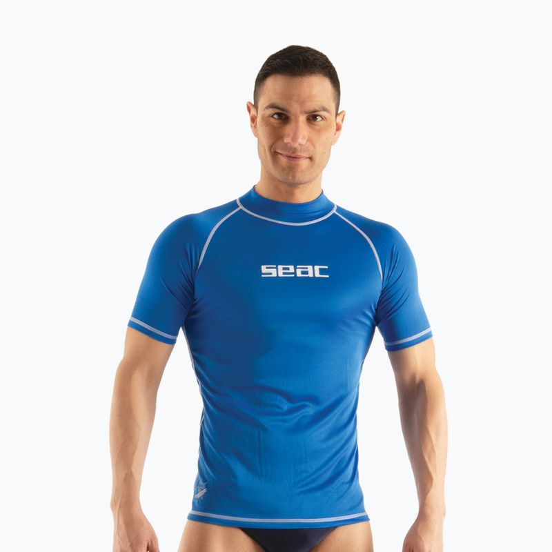 Herren-Schwimm-Shirt SEAC T-Sun blau