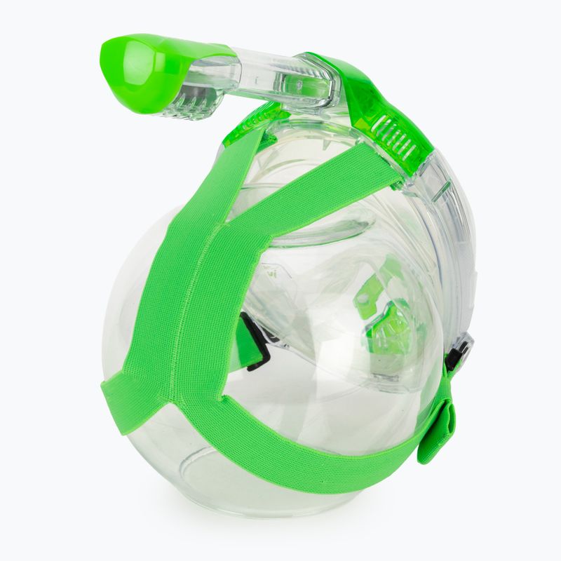 Vollgesichts-Schnorchelmaske für Kinder SEAC Libera lime transparent/lime 4