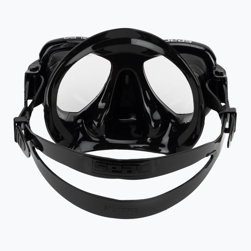 Schnorchelset SEAC Elba black 4