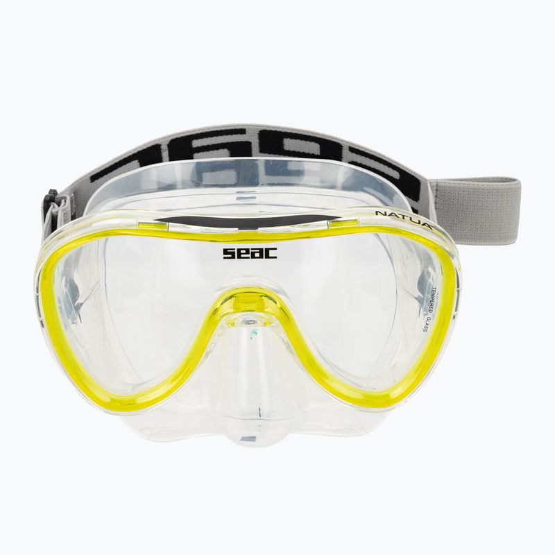 Schnorchelmaske Seac Natua yellow 2