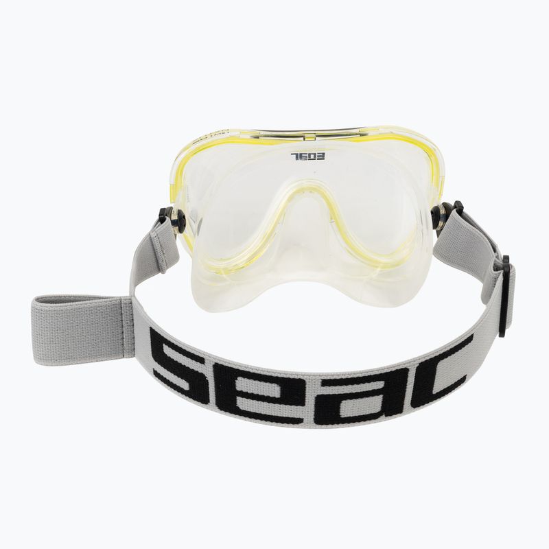 Schnorchelmaske Seac Natua yellow 4