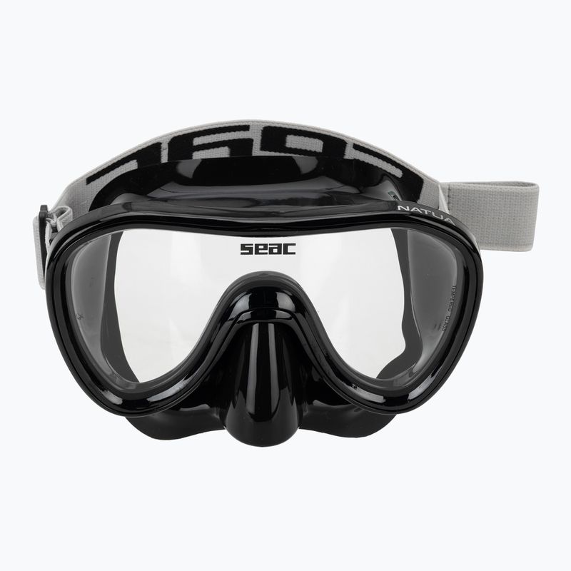 Schnorchelmaske Seac Natua black 2