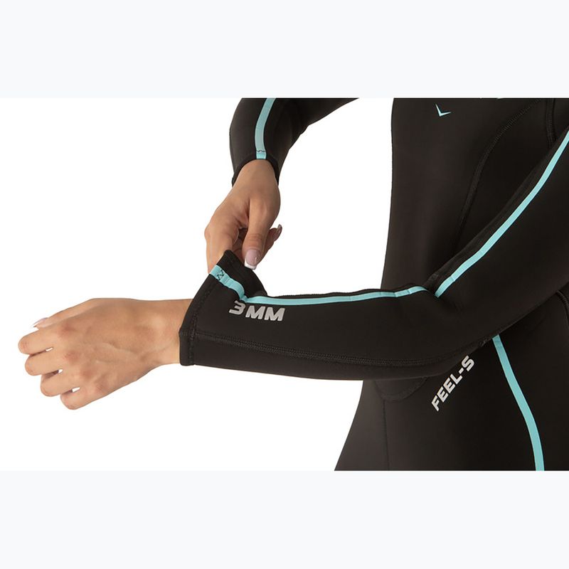 Damen-Neoprenanzug SEAC Feel-S 3 mm black/light blue 8