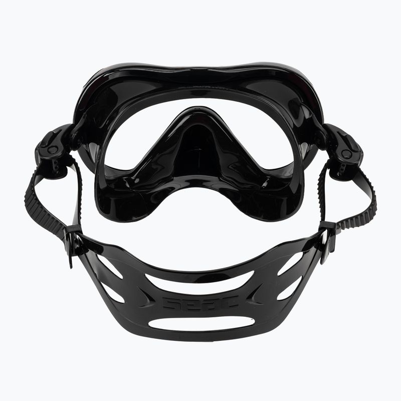 Schnorchelmaske Seac Boss black/red 4