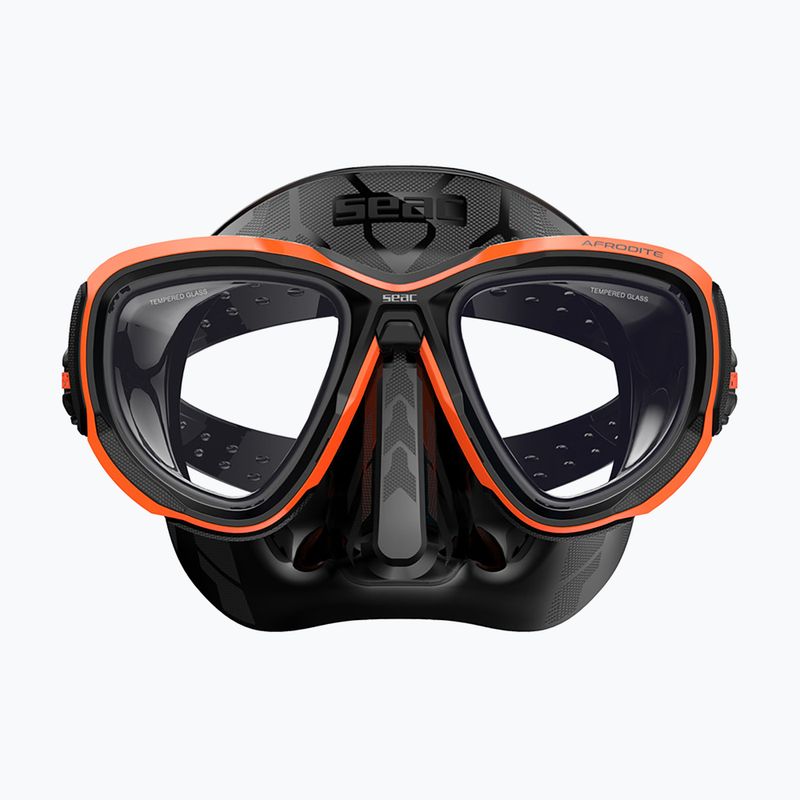 Tauchmaske SEAC Afrodite orange 3