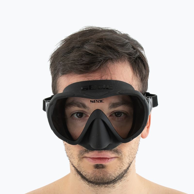 Tauchmaske SEAC X-Frame black 6