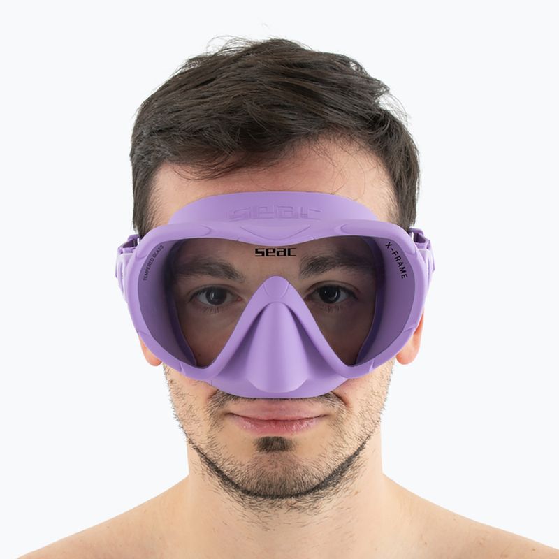 Tauchmaske SEAC X-Frame lilac 7
