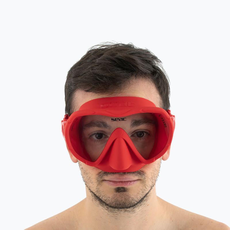 Tauchmaske SEAC X-Frame red 7
