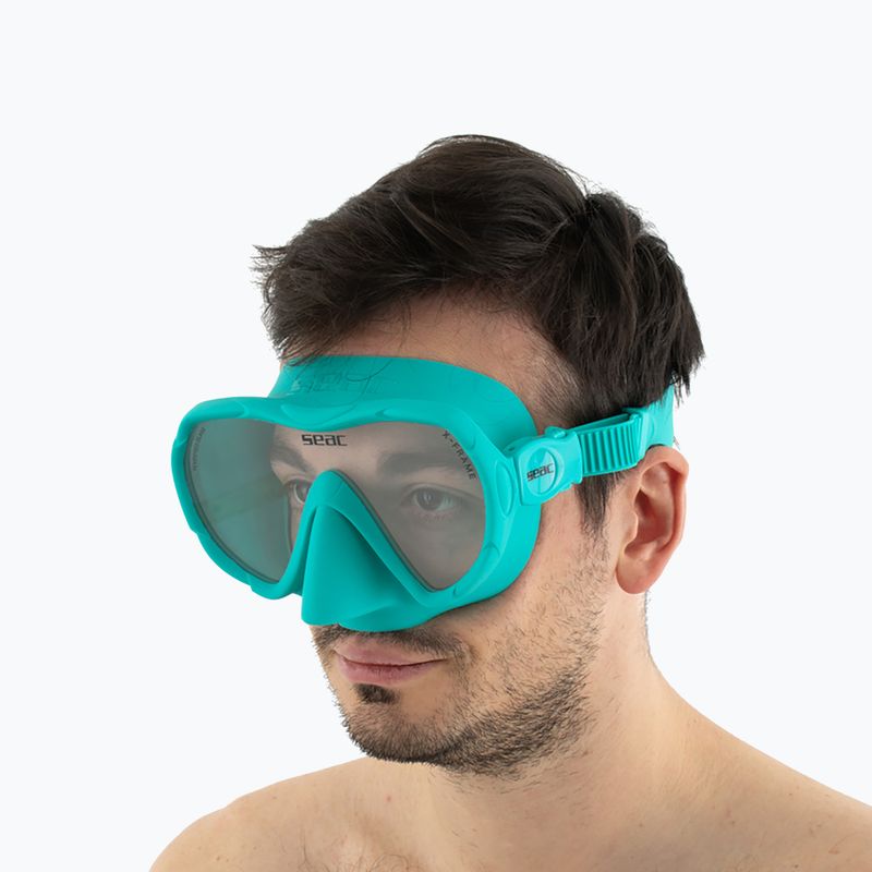 Tauchmaske SEAC X-Frame tiffany 10