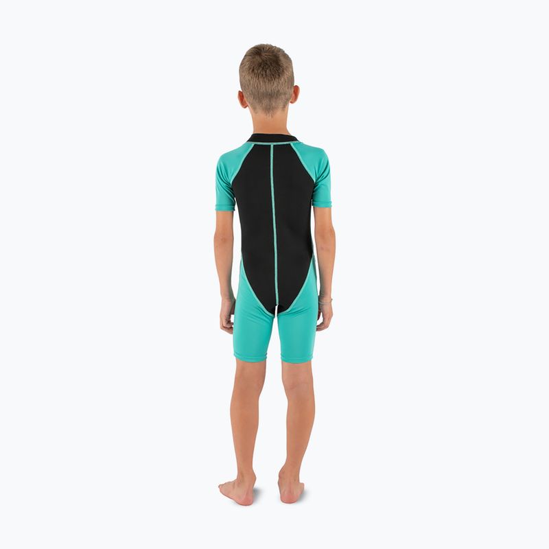 Kinder Schwimm-Neoprenanzug SEAC Dolphin Shorty 1,5 mm black/tiffany 2