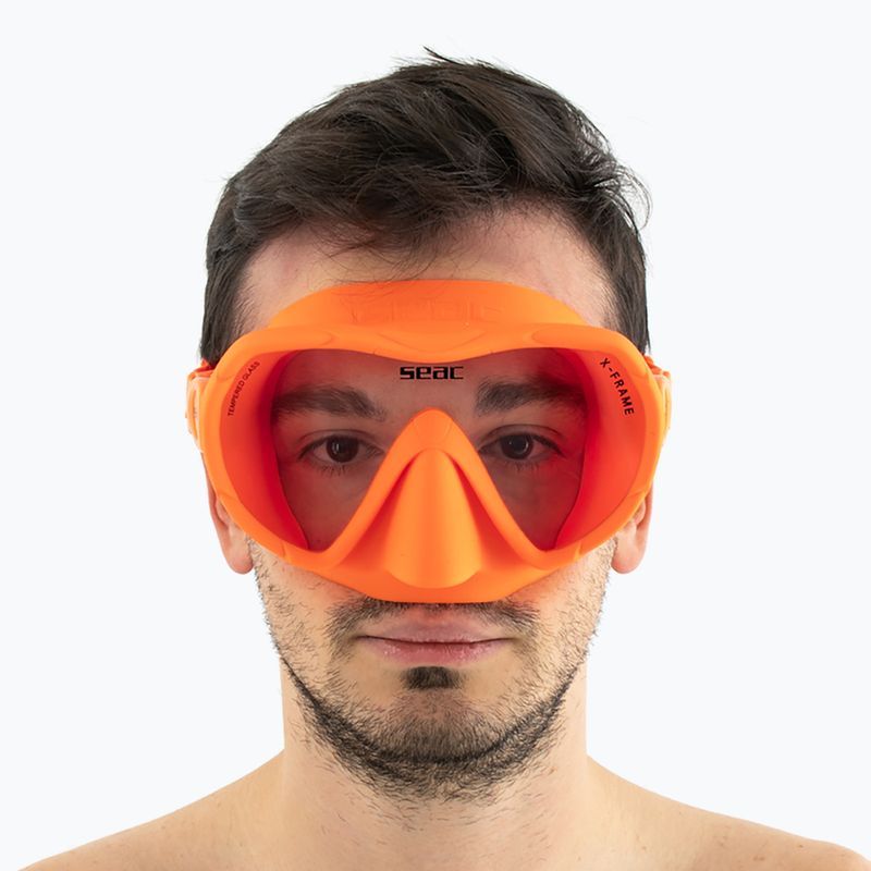 Tauchmaske SEAC X-Frame orange 8