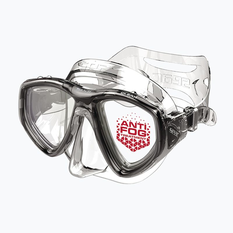 Tauchmaske SEAC Clear Antifog transparent black 2