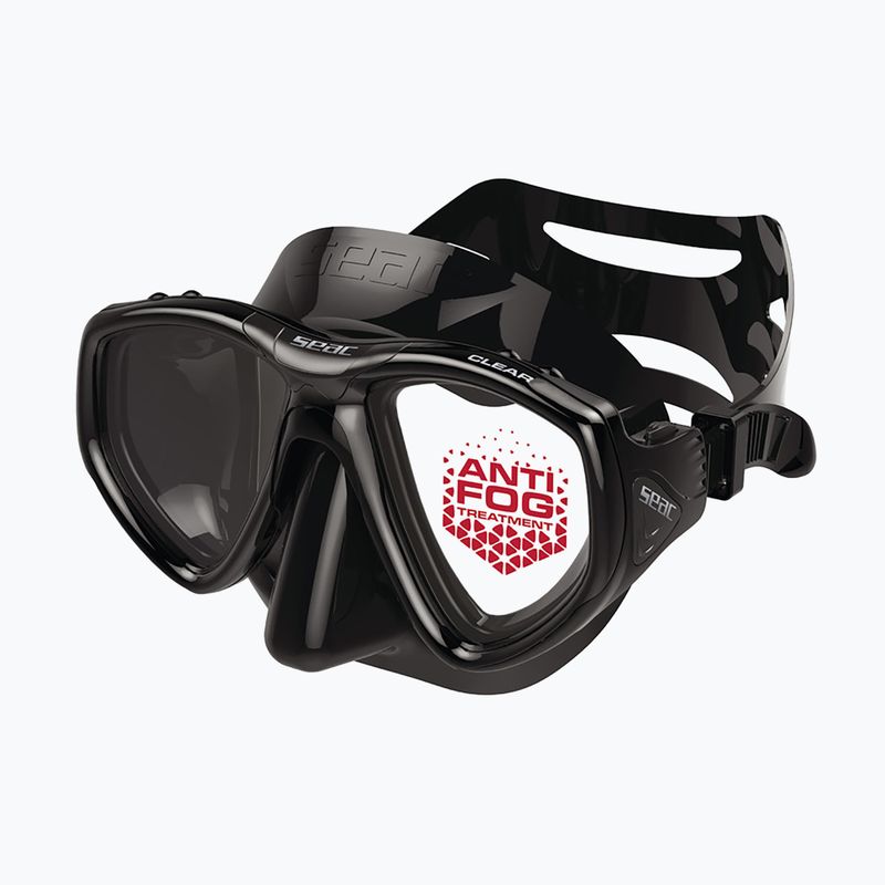 Tauchmaske SEAC Clear Antifog black 2