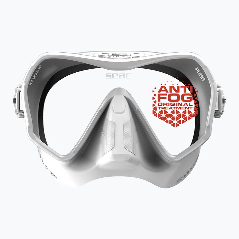 Tauchmaske SEAC Pura Antifog white 4